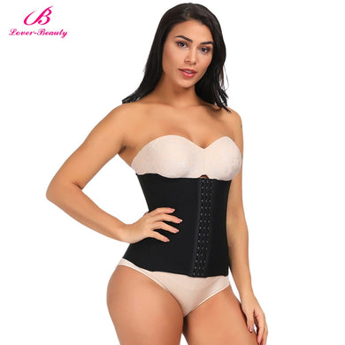 Lover Beauty Women Waist Trainer 16 Steel Bone Waist Cincher Tummmy Control Body Shaper Slimming Corset Weight Loss Shapewear