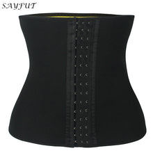 SAYFUT Sexy Shaper Sweat Neoprene Body Shaper Women Slimming Waist Trainer Underbust Belt Cincher Tummy Corset Girdle