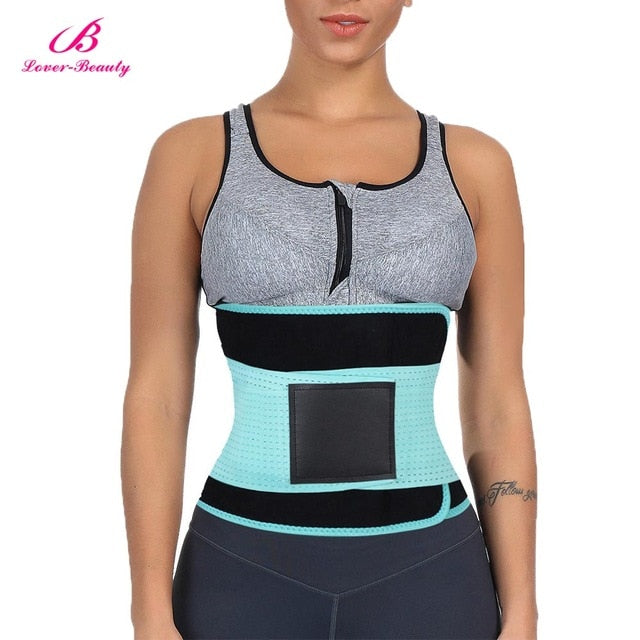 Lover Beauty  Body Shaper Unisex Waist Cincher Trimmer Tummy Slimming Belt Latex Waist Trainer Postpartum Corset Shapewear A