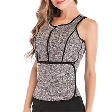 Women Sweat Neoprene Sauna Waist Trainer Vest Sexy Shaper Workout Vest Slimming Adjustable Tummy Body Control Shapewear Top