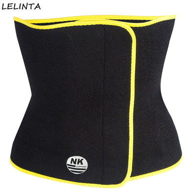 LELINTA Women Waist Trimmer Belt Sweat Neoprene Elastic Adjustable Workout Belt Waist Tranier Body Shaper Weight Loss Belly