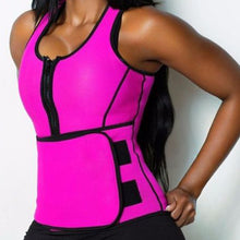 Women Sweat Neoprene Sauna Waist Trainer Vest Sexy Shaper Vest Slimming For Weight Loss Tummy Body Control Shapewear Top