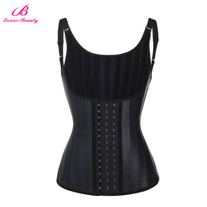 Lover Beauty 25 Steel Boned Latex Waist Trainer Corset Waist Cincher Slimming Vest Underbust Tummy Control Body Shaper Belt