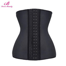 Lover Beauty Sexy Waist Trainer Cincher Underbust Corset Body Shaper Shapewear 9 Steel Bones Latex Slimming Waist Belt Corset
