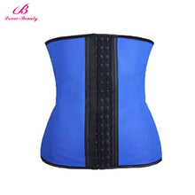 Lover Beauty Sexy Waist Trainer Cincher Underbust Corset Body Shaper Shapewear 9 Steel Bones Latex Slimming Waist Belt Corset