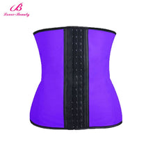 Lover Beauty Sexy Waist Trainer Cincher Underbust Corset Body Shaper Shapewear 9 Steel Bones Latex Slimming Waist Belt Corset