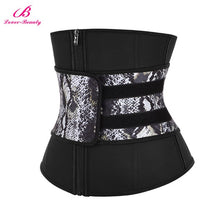 Lover Beauty Abdominal Belt High Compression Zipper Plus Size Latex Waist Cincher Corset Underbust Body Sweat Waist Trainer C
