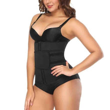 Feelingirl Waist Trainer Body Shaper Neoprene Slimming Belt 7 Steel Bones Shapwear Modeling Strap Corset Zipper