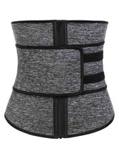 Feelingirl Waist Trainer Body Shaper Neoprene Slimming Belt 7 Steel Bones Shapwear Modeling Strap Corset Zipper