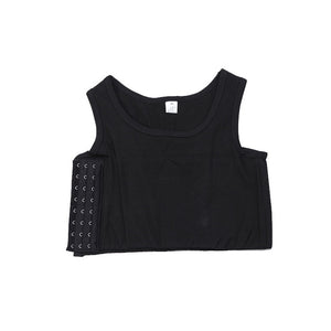Lady Chest Breast Binder Tank Top Body Shaper Female Crop Tops Bra Vest Underwear Fitness Stretch Croptops Slimming Render Short