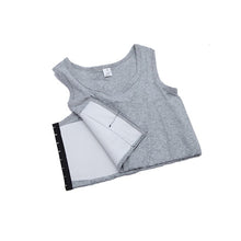 Lady Chest Breast Binder Tank Top Body Shaper Female Crop Tops Bra Vest Underwear Fitness Stretch Croptops Slimming Render Short