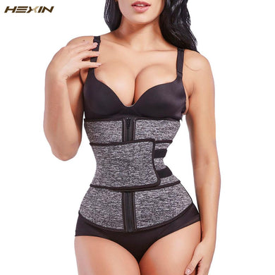 HEXIN Women Waist Trainer Neoprene Belt Weight Loss Cincher Body Shaper Tummy Control Strap Slimming Sweat Fat Burning Girdle