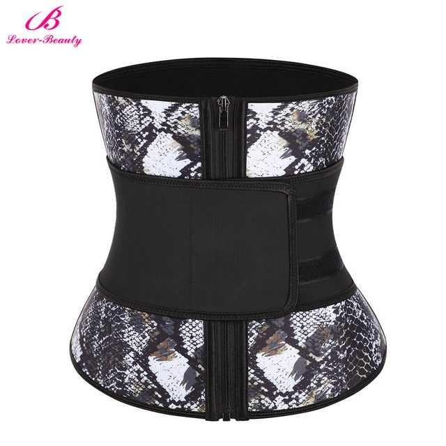 Lover Beauty 7 Steel Bone Latex Waist Trainer Tummy Control Slimming Belt Body Shaper Underbust Waist Cincher Corset Shapewear
