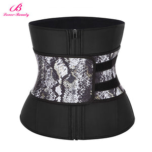 Lover Beauty 7 Steel Bone Latex Waist Trainer Tummy Control Slimming Belt Body Shaper Underbust Waist Cincher Corset Shapewear