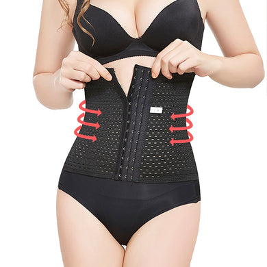 Waist Trainer Cincher Body Shaper Women Slimming Corset Belt Modeling Strap Tummy Control Breathable Plus size S-3XL Shapewear