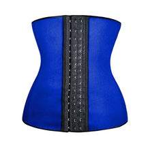S-6XL Latex Waist Cincher Steel Boned Waist Trainer Corset Underwear Slimming Body Shaper Shapewear Modeling Strap Tummy Control