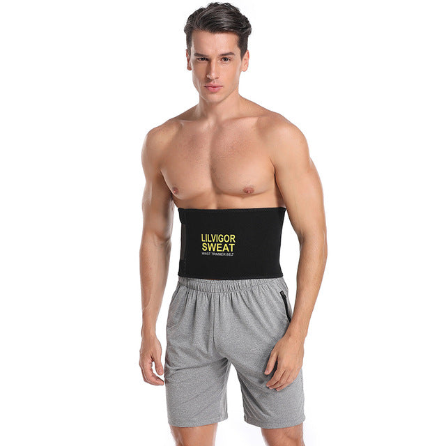 Waist Trimmer Belt for Men&Women Stomach Waist Trainer Weight Loss Wrap Sweat Sauna Slimming Body Shaper Fat Compression Strap