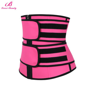 Lover-Beauty Women Latex Waist Trainer Tummy Firm Control Body Shaper Corset Abdominal Slimming Belt Underbust Waist Cincher