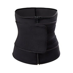 VASLANDA Neoprene Sauna Waist Trainer Sweat Belt Women Slimming Shapewear Modeling Strap Body Shaper Sport Girdle Trimmer Corset
