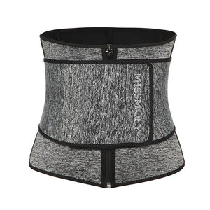 VASLANDA Neoprene Sauna Waist Trainer Sweat Belt Women Slimming Shapewear Modeling Strap Body Shaper Sport Girdle Trimmer Corset