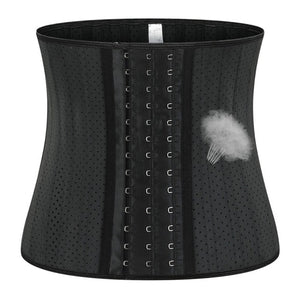 Latex Waist Trainer Corset Belly Slimming Underwear Belt Sheath Body Shaper Modeling Strap 30CM Punching  Waist Cincher XS-3XL