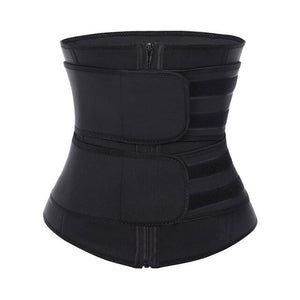 Lover Beauty 100% Latex Waist Cincher Corset Underbust High Compression Plus Size Belt Girdle Double Control Slimming Abdominal