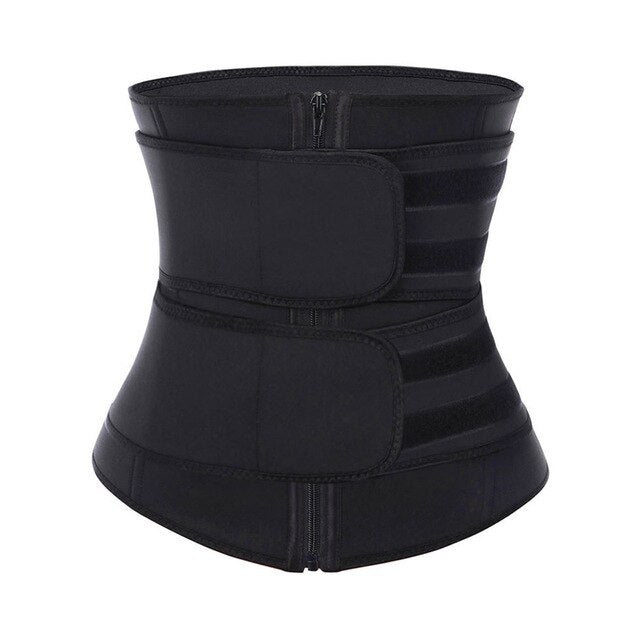 Lover Beauty 100% Latex Waist Cincher Corset Underbust High Compression Plus Size Belt Girdle Double Control Slimming Abdominal