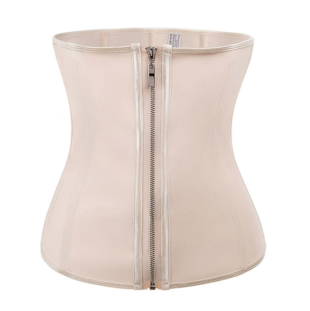 Women Slimming Belt Underbust Latex Girdle Waist Trainer Corsets Hourglass Body Shaper Cincher Shapewear