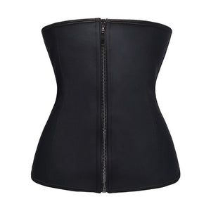 Women Slimming Belt Underbust Latex Girdle Waist Trainer Corsets Hourglass Body Shaper Cincher Shapewear