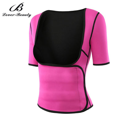 Lover Beauty Women Neoprene Waist Trainer Sauna Vest U-shaped chest shaping perfect Workout Corset Body Shaper Shapewear -A