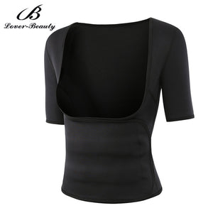 Lover Beauty Women Neoprene Waist Trainer Sauna Vest U-shaped chest shaping perfect Workout Corset Body Shaper Shapewear -A