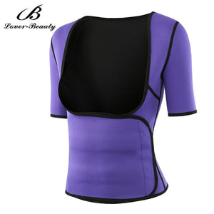 Lover Beauty Women Neoprene Waist Trainer Sauna Vest U-shaped chest shaping perfect Workout Corset Body Shaper Shapewear -A