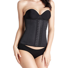9-Steel-Bone Women's Underbust Latex Sport Girdle Waist Trainer Corsets Hourglass Body Shaper Long Torso Cincher Weight Loss