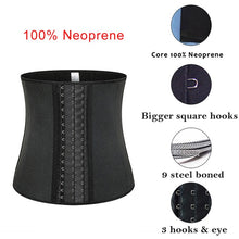 9-Steel-Boned Women Latex Waist Trainer Corsets Long Torso Weight Loss Neoprene Underbust Sports Girdle Body Shaper Shapewear