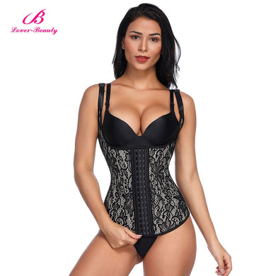 Lover Beauty Waist Trainer Push Up Vest Tummy Belly Girdle Women Body Slimming Trimmer Corset Tummy Control Waist Cincher