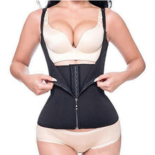 Adjustable Shoulder Strap Waist Trainer Vest Corset Women Zipper Hook Body Shaper Waist Cincher Tummy Control Slimming Shapewear