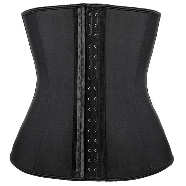 VASLANDA Latex Waist Trainer Sweat Trimmer Belt Sport Girdle Underbust Corset Weight Loss Body Shaper Modeling Strap Shapewear