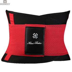 Women Sweat Waist Trainer Body Shaper Xtreme Power Modeling Slimming Belt Faja Girdle Tummy Control Cincher Fitness Corset
