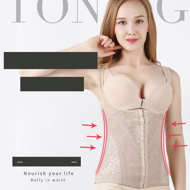 Six-breasted abdomen support chest gathered no traces women postpartum body large size corset corsets body shaping underwear