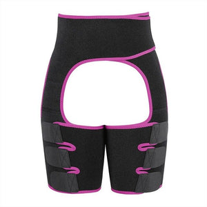 Women Neoprene Slimming Belt Body Leg Shaper Weight Loss Fat Burning Waist Trainer Sweat Waist Belt  Workout Thigh Shaper