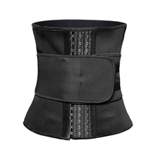 9-Steel-Boned Sweat Neoprene Waist Trainer with Hooks Corset Trimmer Belt Sauna Body Shaper Slimming High Compression Girdle