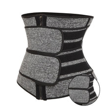 Women Shapewear Slim Belt Zipper Plus Size Latex Waist Trainer Corset Underbust Body Fajas Sweat Waist Cincher For Weight Loss