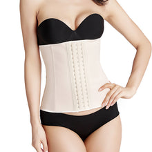 Women's Latex Girdle Waist Trainer Corsets Hourglass Body Shaper Long Torso Cincher Shapewear Slimming Belt