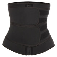 VASLANDA 13 Steel Boned Waist Trainer Corset Sauna Sweat Faja Sport Girdles Slimming Shaper Lumbar Trimmer Belt Straps Modeling