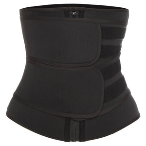 VASLANDA 13 Steel Boned Waist Trainer Corset Sauna Sweat Faja Sport Girdles Slimming Shaper Lumbar Trimmer Belt Straps Modeling