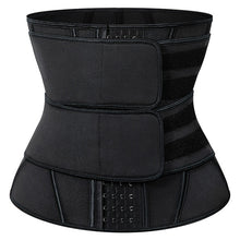 VASLANDA 13 Steel Boned Waist Trainer Corset Sauna Sweat Faja Sport Girdles Slimming Shaper Lumbar Trimmer Belt Straps Modeling