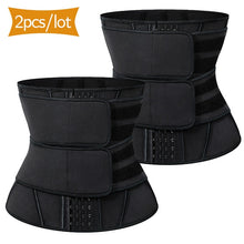 VASLANDA 13 Steel Boned Waist Trainer Corset Sauna Sweat Faja Sport Girdles Slimming Shaper Lumbar Trimmer Belt Straps Modeling