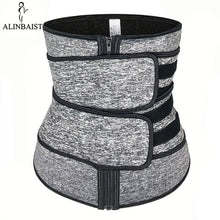 XS-6XL Waist Trainer Corset Sauna Trimmer Belt Hot Body Shaper Cincher Sport Girdle with Zipper Lumbar Cintas Modelador Workout
