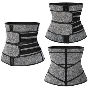 Woman Slimming Sheath Waist Trainer Tummy Reducing Girdles Weight Loss Shapewear Modeling Belt Sauna Sweat Body Shaper Corset