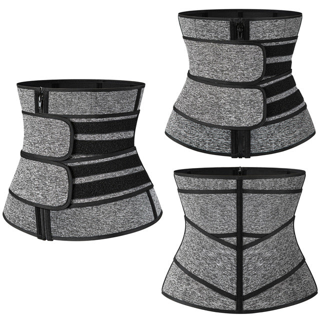 Woman Slimming Sheath Waist Trainer Tummy Reducing Girdles Weight Loss Shapewear Modeling Belt Sauna Sweat Body Shaper Corset